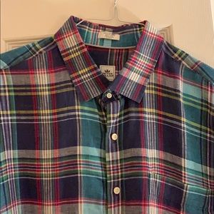 Peter Millar Men Linen XL button down shirt